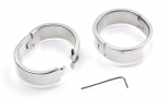 Kubind Handgelenk Ringe oval, Edelstahl, Typ 4