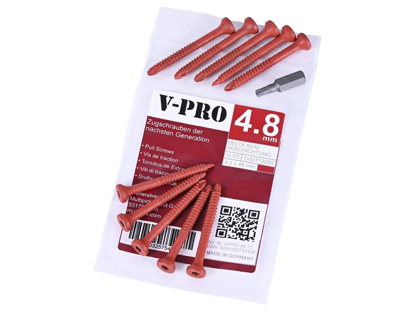 V-PRO Zugschraube 4.8 x 48 mm