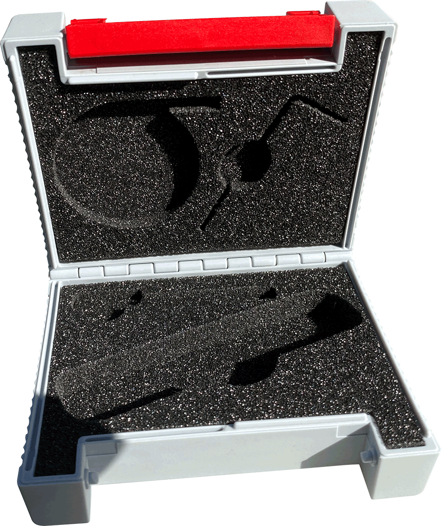 Hartschalen-Kunststoff-Box für MP3TMP1 + 2