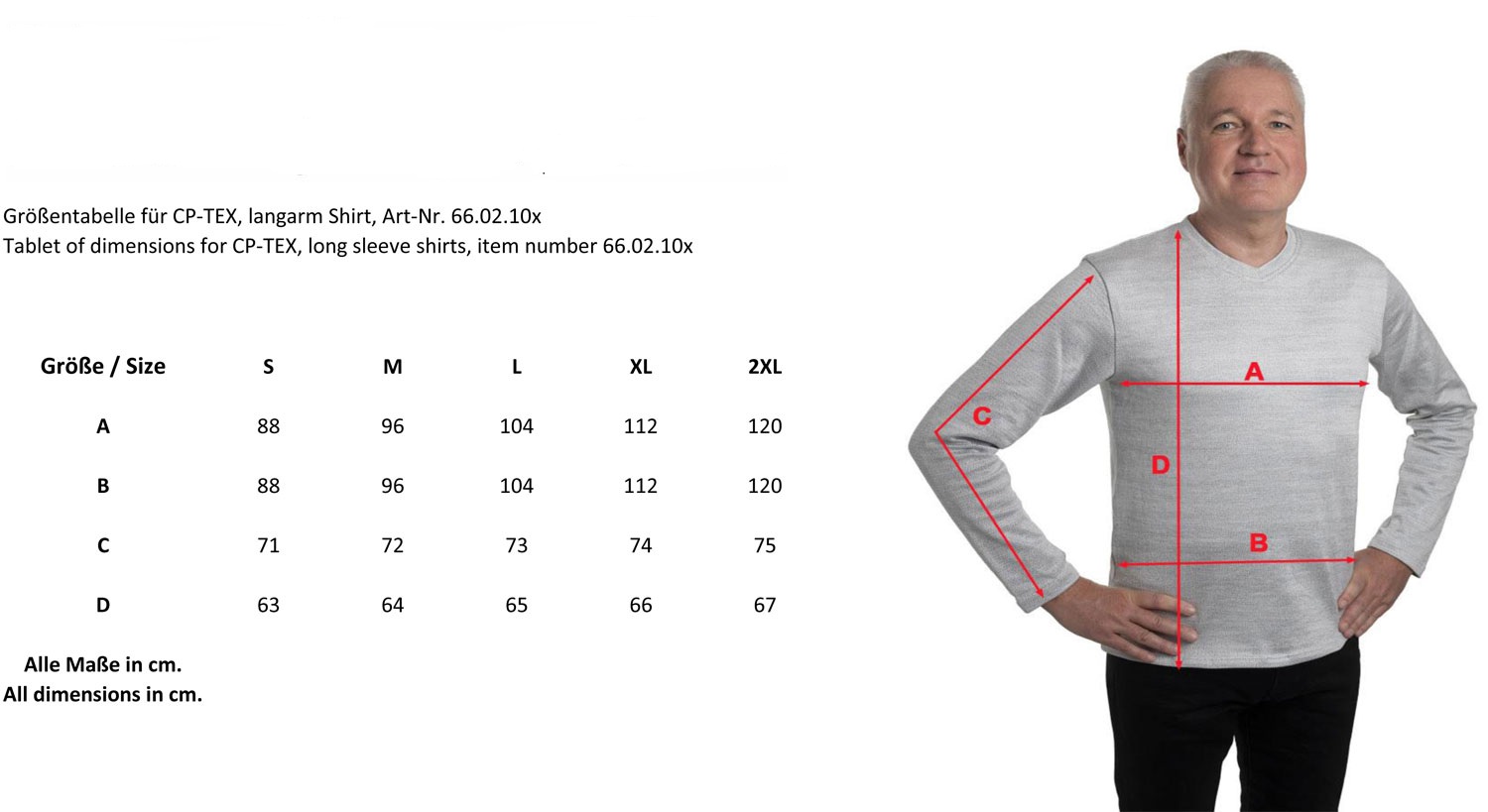 CP-TEX Schnitt- und stichhemmendes Shirt in langarm