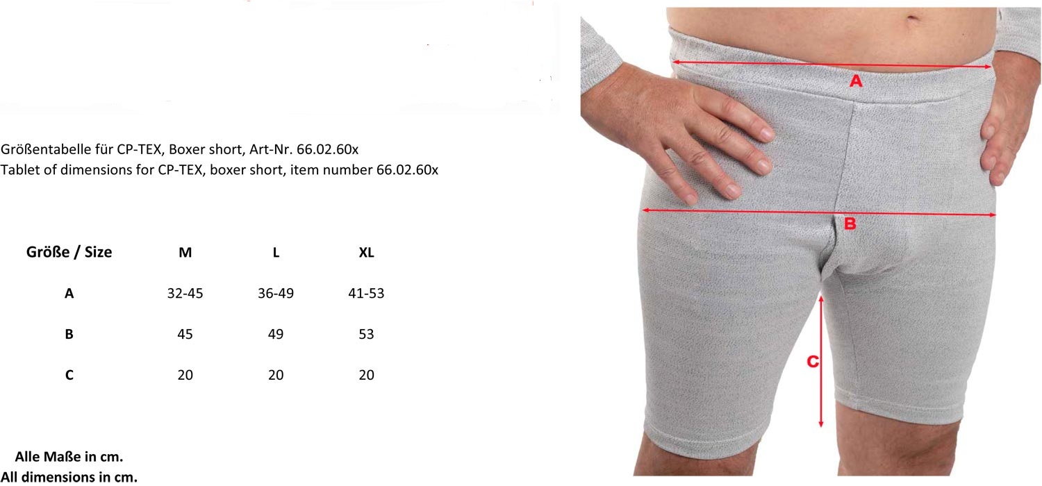 CP-TEX Schnitt- und stichhemmende Boxer Short