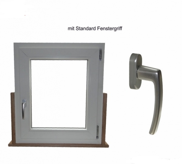 Musterfenster mit Standard Fenstergriff