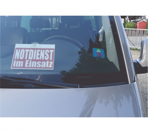 Kfz-Notdienstschild